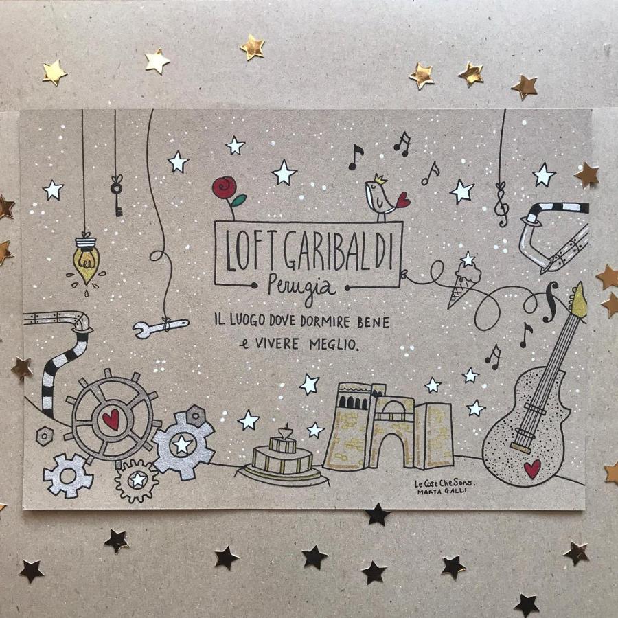 佩鲁贾Loft Garibaldi, Garage Privato!公寓 外观 照片
